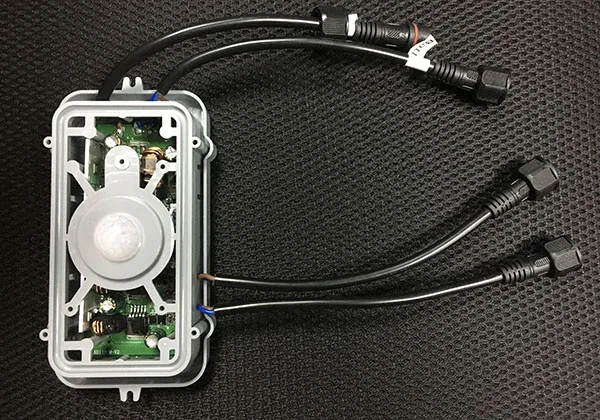 Motion sensor solar charge controller