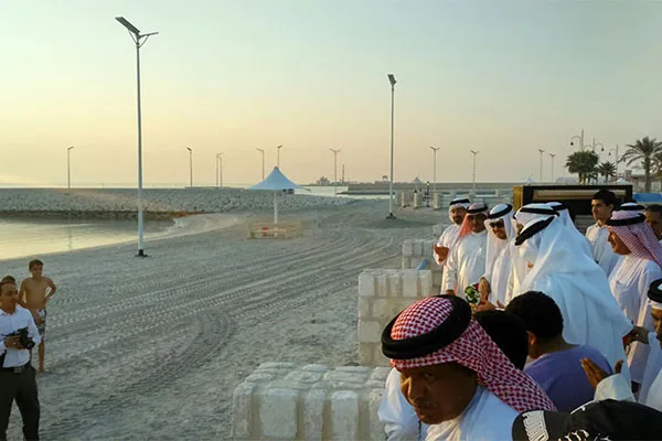 project Bahrain 60W 8meter for beachfront